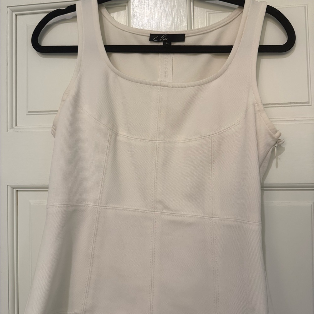 C. Luce White Sleeveless Top
